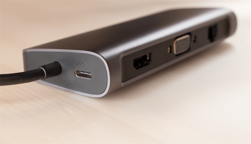 UGREEN USB-Cハブ 10in1のUSB-Cポート